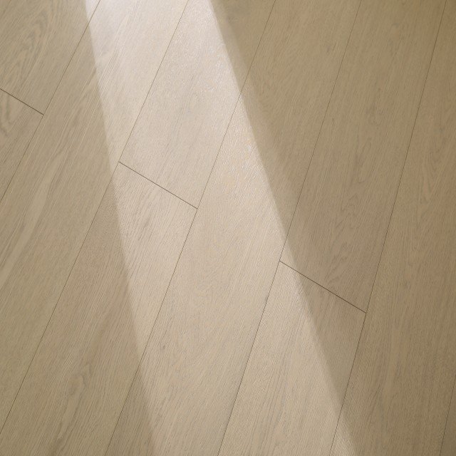 Capri hardwood flooring detail view 3 - Brushed texture and grain pattern