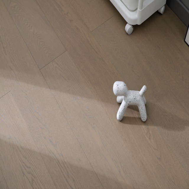 Izmir hardwood flooring detail view 2 - Brushed texture and grain pattern